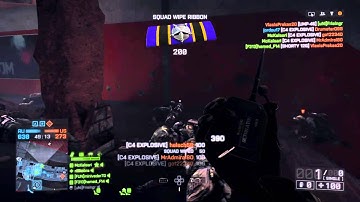 C4 Massacre, Epic Multi Kill (10 kills) - Battlefield 4™ (PS4)