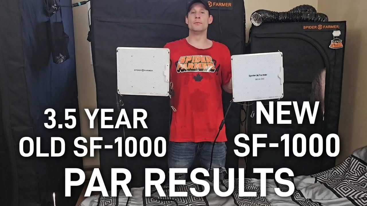 New Spider Farmer SF1000 H EVO vs The Original SF-1000, Par Test For Both