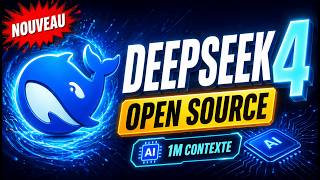 DeepSeek 4 EXCEPTIONNEL ! DeepSeek v4 Pro est la meilleure IA au Monde ! Mieux que ChatGPT ou Claude