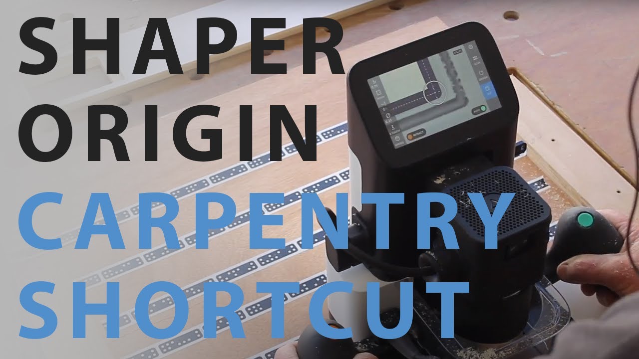 Using the Shaper Origin for Finish Carpentry! YouTube