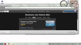 How to set skins for rocketdock