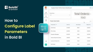 How to Configure Label Parameters | Bold BI