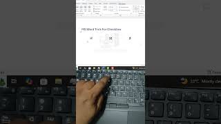 MS Word Checkbox Trick ✅❌☐ | Insert Check Mark, Cross Mark & Empty Box in Word #Shorts
