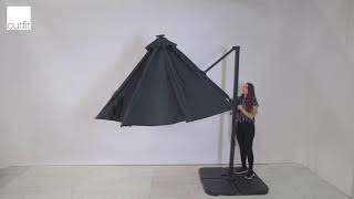 Base Per Ombrellone 4 Pezzi - Riempibile Con Acqua O Sabbia, Ideale Per Terrazzo E Giardino - Foto 7