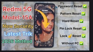 Redmi 15A 5G Hard Reset |Redmi 5G Hard Reset | Factory Reset 5G.