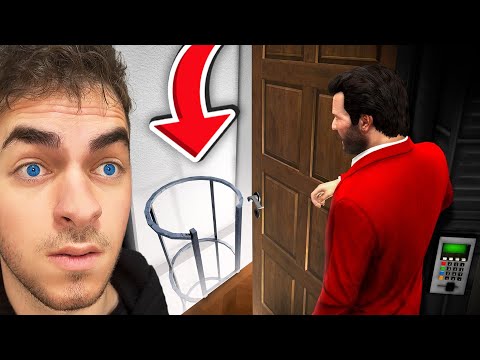 בניתי בונקר סודי מתחת לבית של מייקל בGTA V!