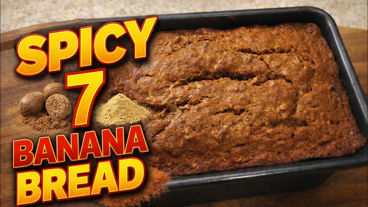 SPICY 7 BANANA  BREAD