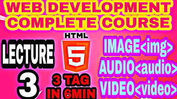 3.HTML IMAGE,VIDEO AUDIO TAG COMPLETE COURSE SERIES IN URDU HINDI. #viral #viralvideo