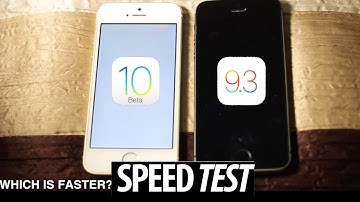 iOS 10 Beta 3 iPhone 5S vs. iOS 9.3.3 iPhone 5S Speed Test! Which is FASTER?