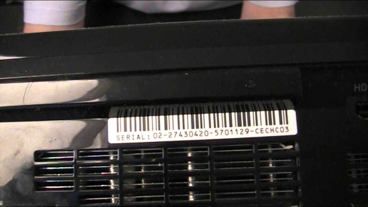 PS3 Console Identification - YouTube