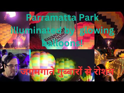 Parramatta Park illuminated