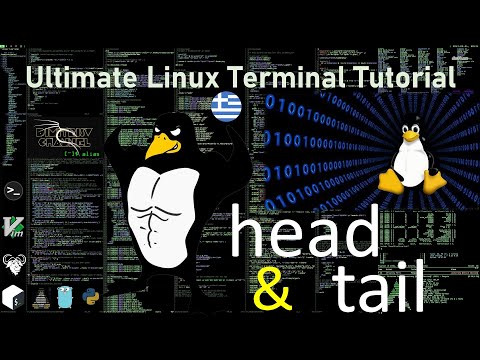 How to Use Head and Tail - Ultimate Linux Terminal Tutorial (Greek)