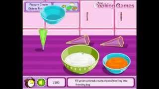 video hướng dẫn chơi game nhà bếp làm bánh cà rốt - Carrot Cake screenshot 5