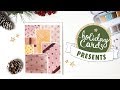 Pretty Presents Easy Watercolor Card Tutorial | 2018 Holiday Card Series