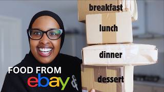 I Tried "Food" from eBay for an ENTIRE day
