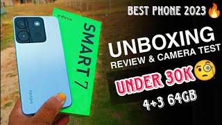 Infinix Smart 7 Unboxing | Price In Pakistan? 2023 Best  Under 30k 4+3. 64GBa