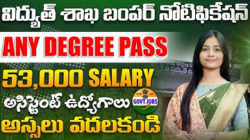 🔥₹53,000/- జీతంతో విద్యుత్ శాఖ బంపర్ నోటిఫికేషన్| STPI Recruitment | Latest Job Notification 2025