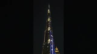 Музыкальный фонтан и Бурдж Халифа в Дубае