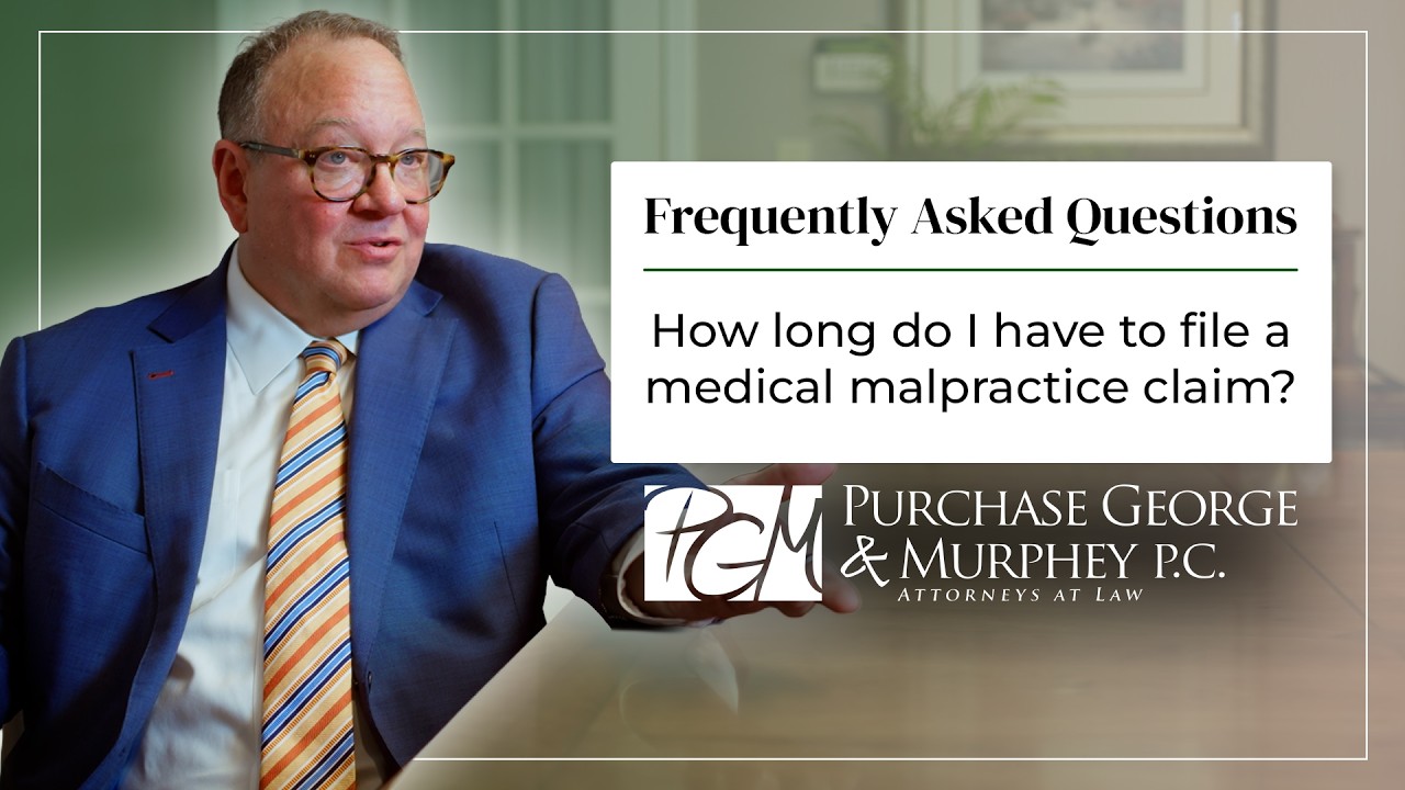 How long do I have to file a medical malpractice claim? | Purchase George and Murphey, P.C.
