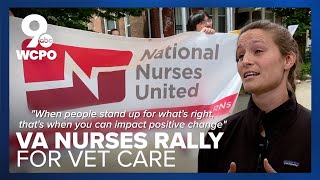 Cincinnati VA Nurses rally over concerns for future of medical center