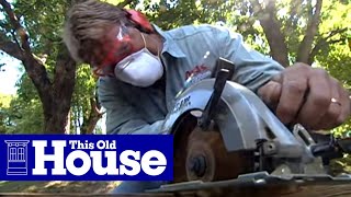 How to Build Steps With Landscape Timbers | This Old House