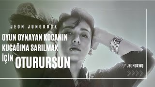 Jungkook İle Hayal Et-Oyun Oynayan Kocanın Kucağına Sarılmak İçin Oturursun- One Shot