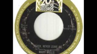 Video thumbnail of "Mary Wells Never Never Leave Me"