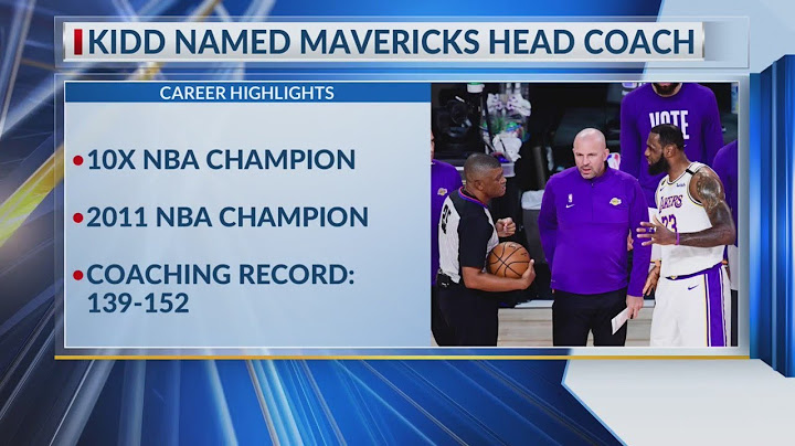 Jason Kidd named Dallas Mavericks Head Coach