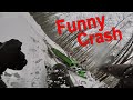 VERY Slippery Winter Enduro [Funny Crash Included]