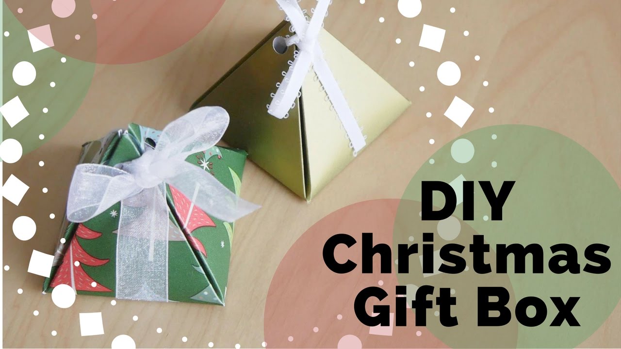 DIY : Christmas Gift Box - YouTube
