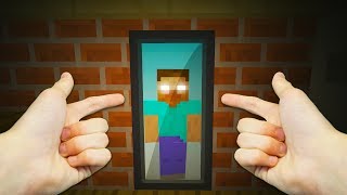 REALISTIC MINECRAFT - STEVE BECOMES HEROBRINE!😈
