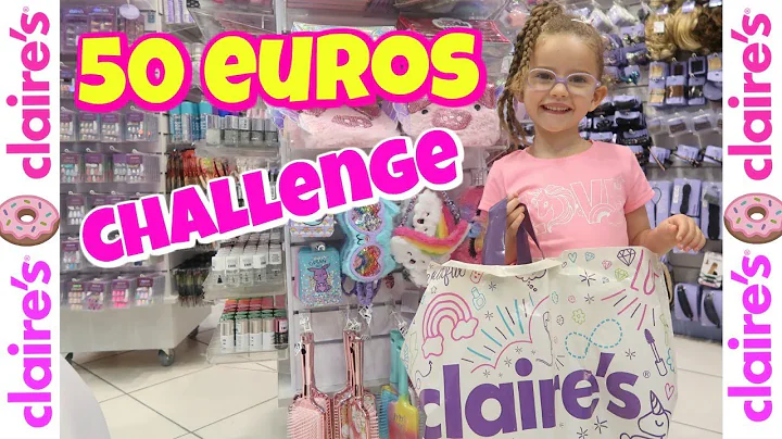 50 euros challenge chez CLAIRE'S