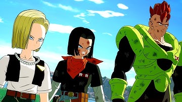 Dragon Ball Sparking Zero - Goku vs Android 16, 17 & 18 Cinematic Scene