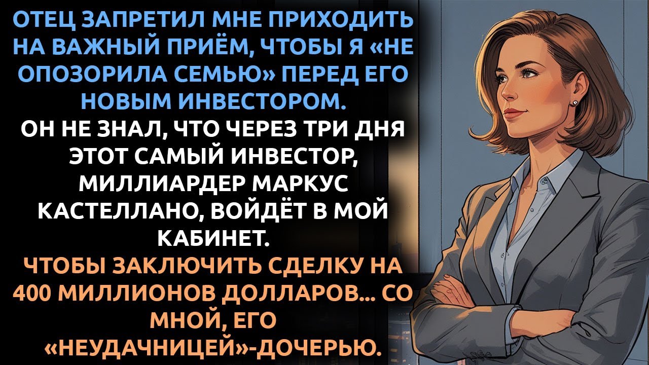 «Сиди дома, не позорь семью», — сказал отец — и ПОТЕРЯЛ ВСЁ, когда узнал правду о моей работе.