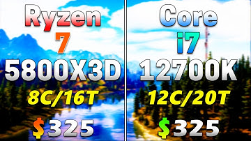 Ryzen 7 5800X3D vs Core i7 12700K | Which is Better for Gaming for the Same Price in 2023?