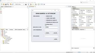 APLIKASI JAVA SEDERHANA SEWA KAMERA & ACTION CAM MENGGUNAKAN NETBEANS