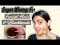 Homemade Wax for facial hair & blackheads.