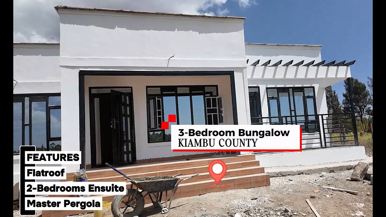 Трехкомнатный сборный бунгало | Плоская крыша | Главная спальня | Округ Киамбу