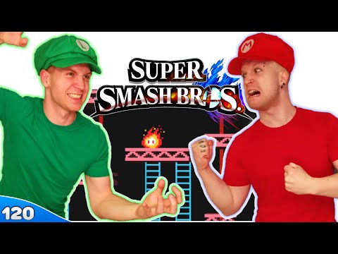 Bros Play Super Smash Bros 4 ✪ JUMP MAN vs DONKEY KONG!! ● Multiplayer #120 - 동영상