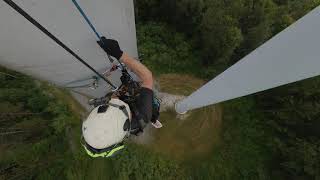 Wind Turbine Rope Access: "The Commute"