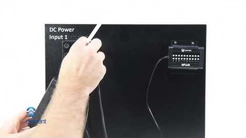 eFlux Wave Pump Cable Connections