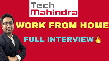 Work from Home | Tech Mahindra | 12th pass jobs | Interview Questions