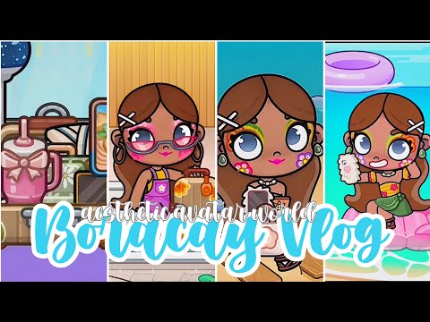 my boracay vlog 🌊🏝️ | aesthetic avatar world | tags: #avatarworld #pazu #aesthetic #tocalife