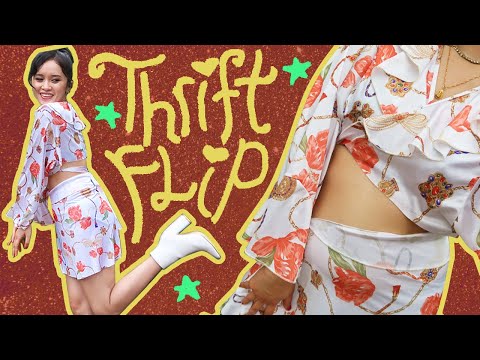 THRIFT FLIP 💚 turning almost useless clothes back to life ✨ | Li Cabangis ★