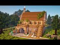Minecraft | How to Build a Starter House with Mine Entrance | Tutorial