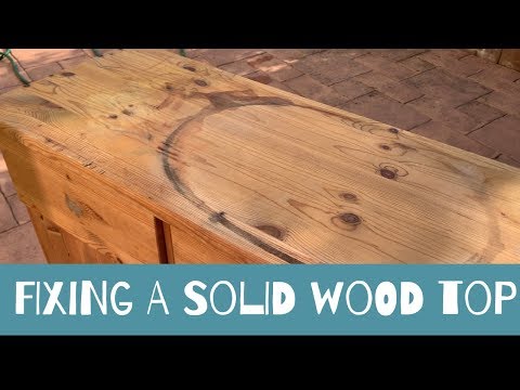 Fixing A Solid Wood Furniture Top