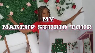 Makeup Studio tour/Nigeria makeup studio tour /My Bridal Makeover Studio /Nancybeauty glam