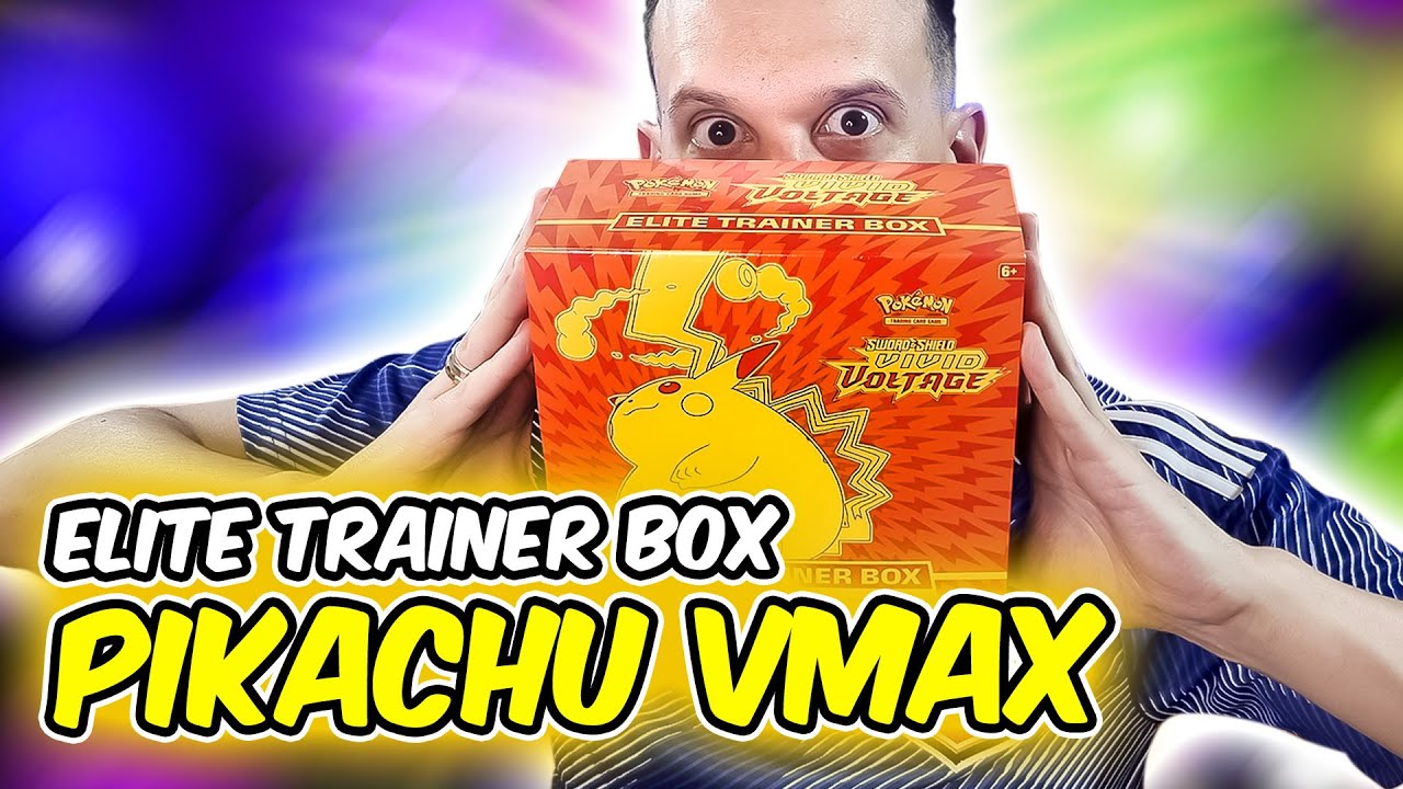 ABRI A ELITE TRAINER BOX DO PIKACHU VMAX | CAPITÃO HUNTER CARTAS POKEMON TCG