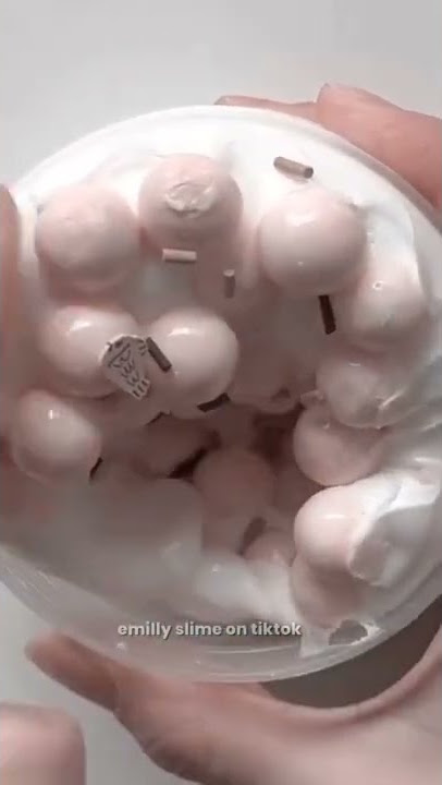 mentahan slime aesthetic 😾💗 cr : Emily slime on tik tok