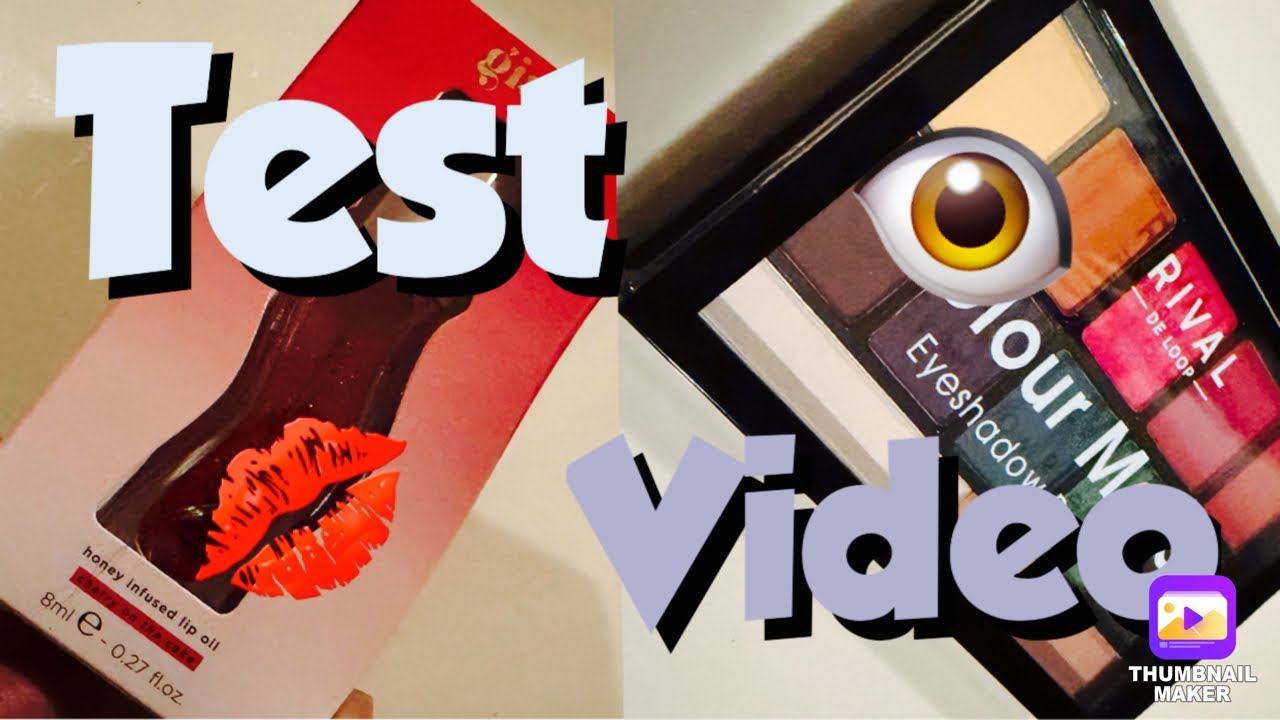 TEST VIDEO | Es wird wieder Make Up ausprobiert || Ich liebe Glitzer!!